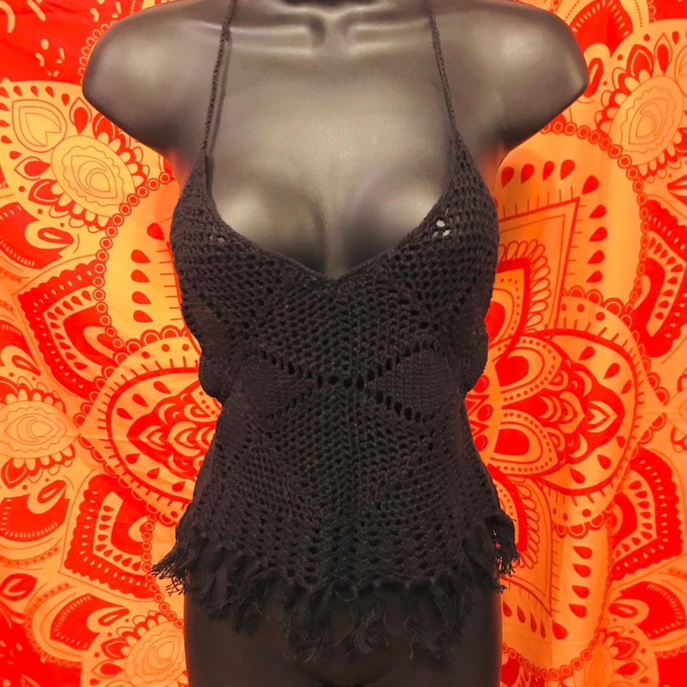 Ladies Knit Halter Top